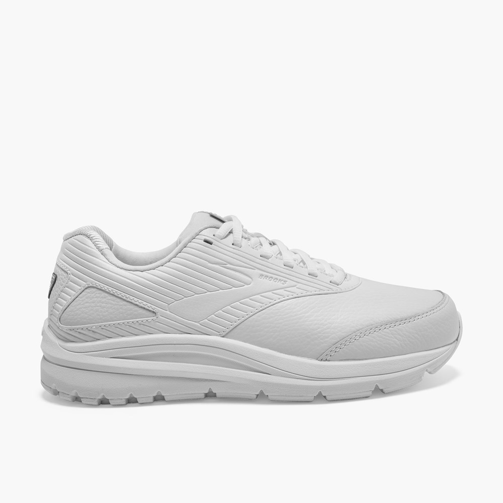 Chaussure de Marche Brooks Addiction Walker 2 Blanche Blanche Femme | PNK-6738865